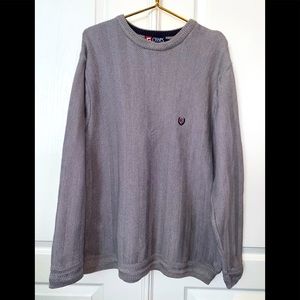 Ralph Lauren Chaps crew neck cotton logo sweater